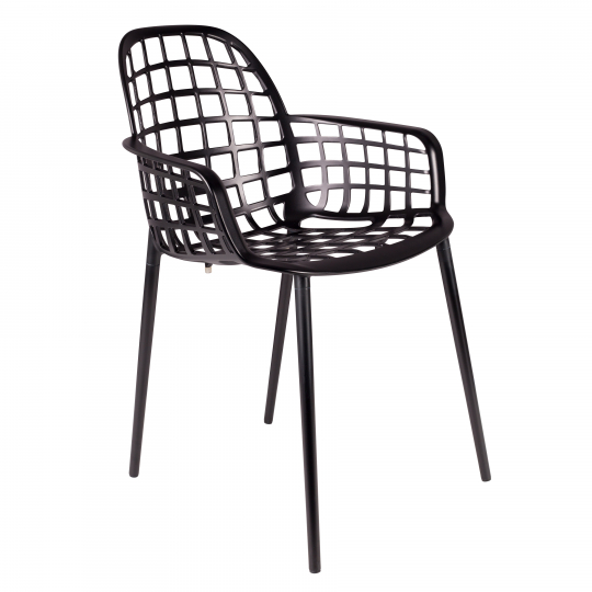 Stol 'Albert' Kuip Garden - Svart