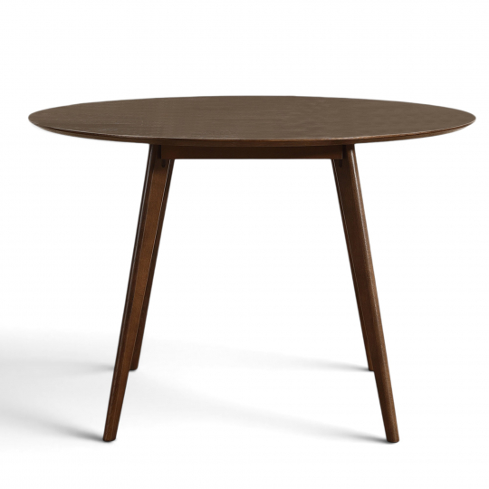 Spisebord 'Luma' Rundt 115cm - Valnøtt
