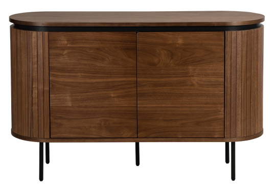 Sideboard 'Kärra' - Valnøtt/Sort