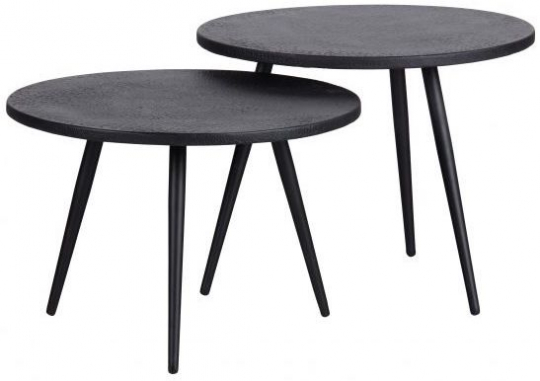 Sidebord 'Suze' 2 stk - Svart