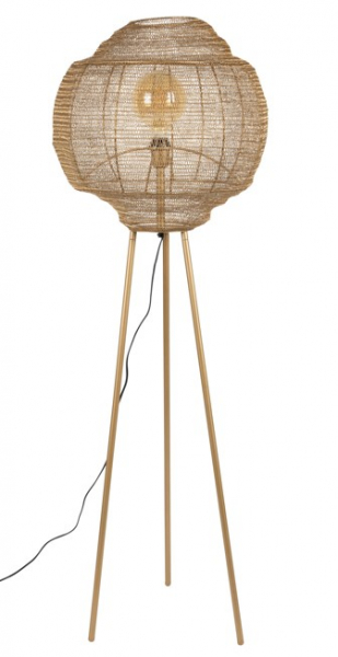 Gulvlampe 'Meezan' - Gull