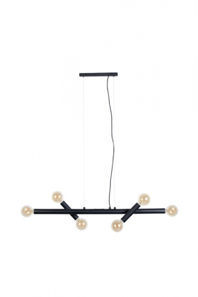 Taklampe 'Hawk' 17x124 - Sort