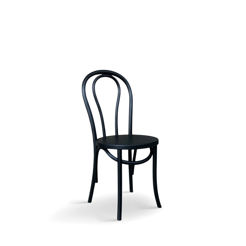 Stol 'Bistro' - Tre/Svart