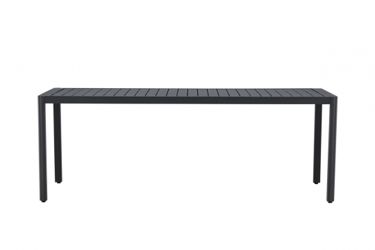 Spisebord 'Gardens' 200x72cm - Sort