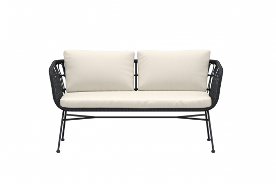 Sofa 'Isola' - Svart/beige