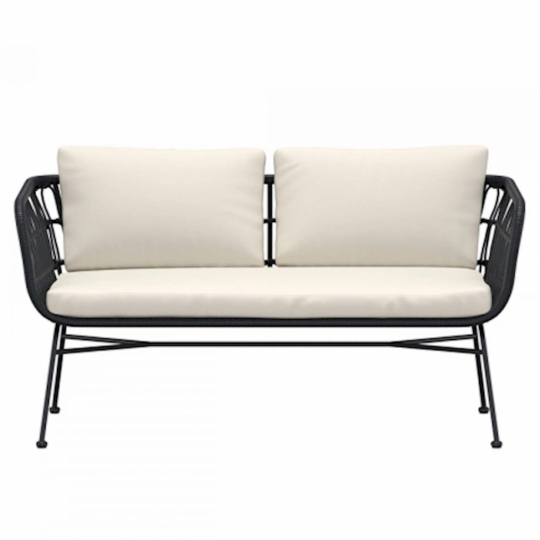 Sofa 'Isola' - Svart/beige