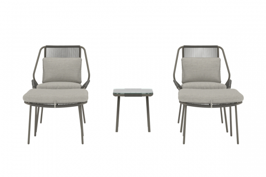 Loungesett 'Zakynthos' - Brun