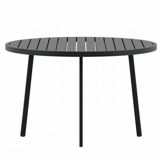 Spisebord 'Giardini' rundt 120cm - Svart