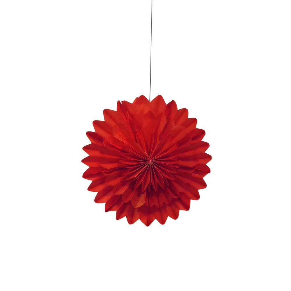 Adventsstjerne 'Lotus' 45cm - Rød