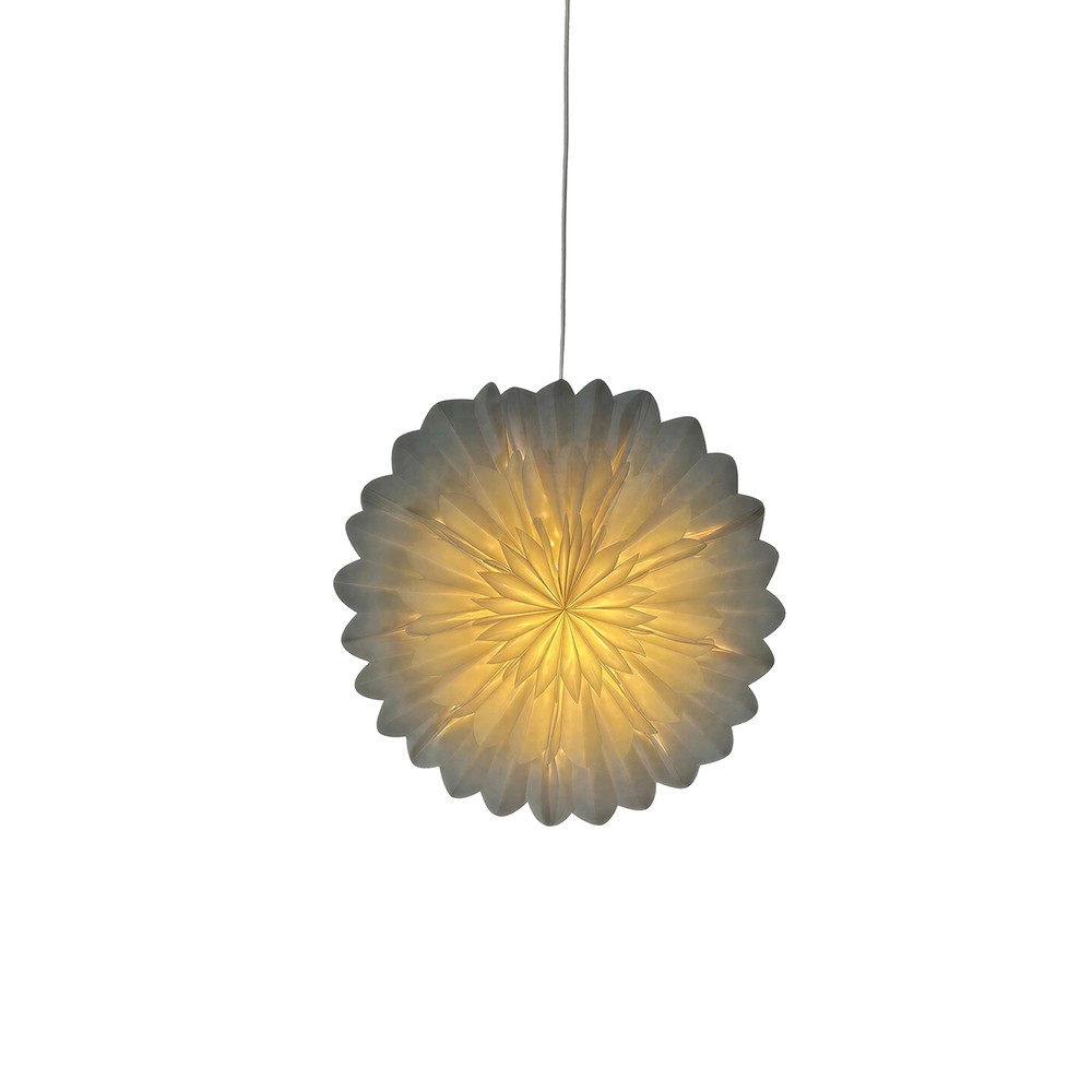 Adventsstjerne 'Lotus' 60cm - Hvit