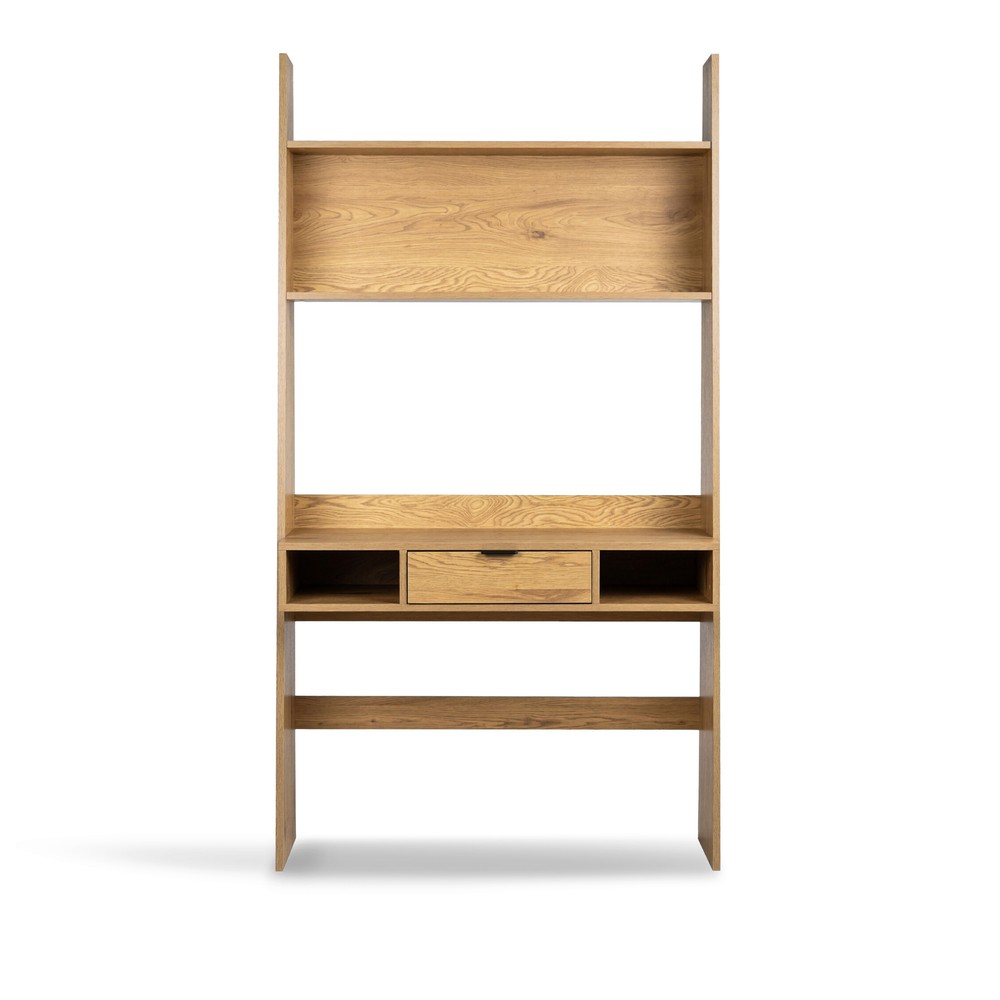 Skrivebord 'Berkley'- Eik/Svart