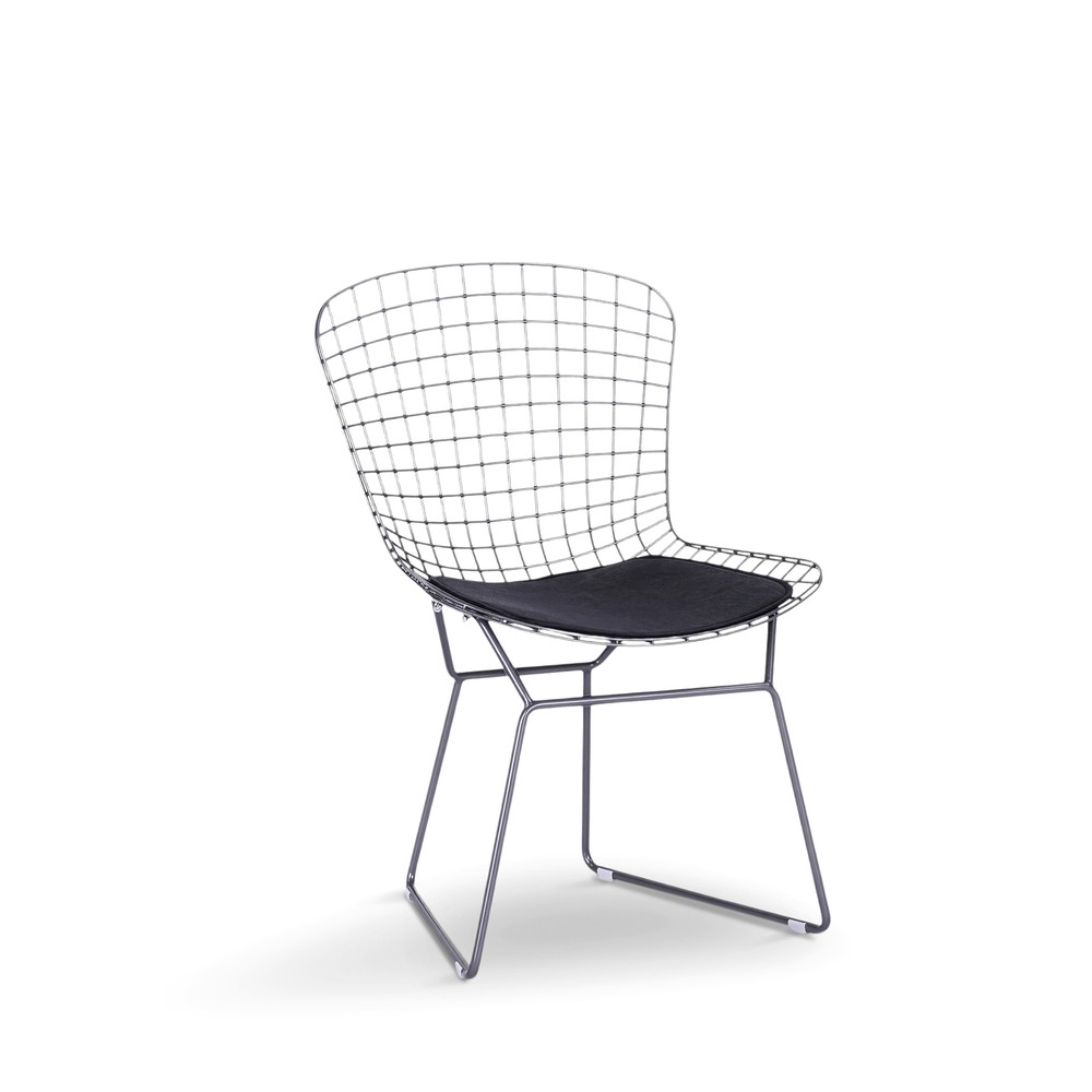 Stol 'Bertoia' - Sölv/Grå