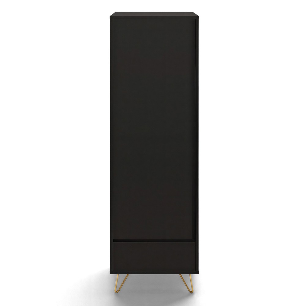 Garderobe 'Elle' - Svart/Messing
