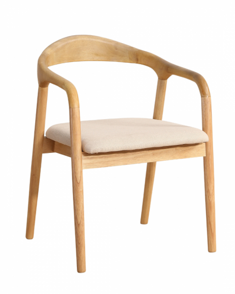 Lenestol 'Aspa' - Naturlig/beige