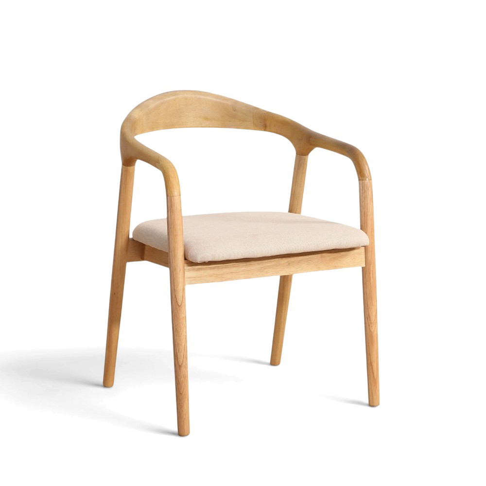 Lenestol 'Aspa' - Naturlig/beige