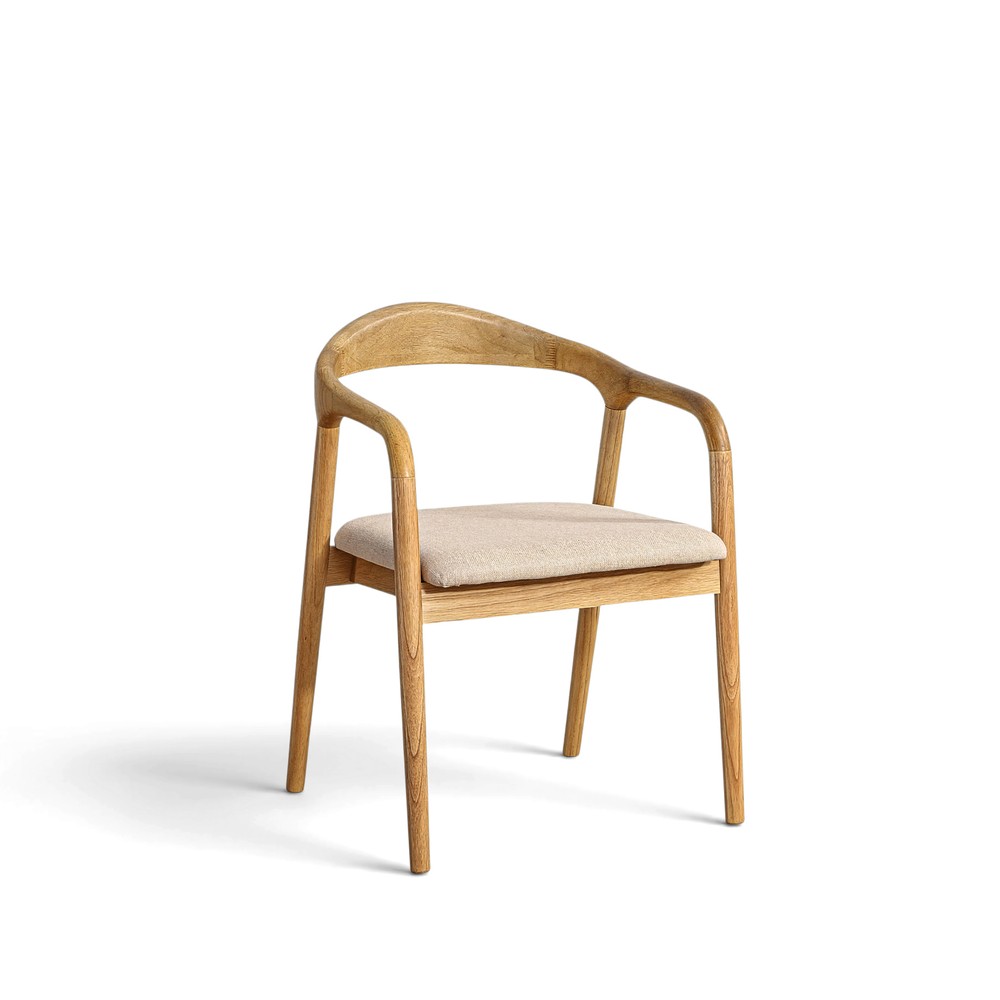 Lenestol 'Aspa' - Naturlig