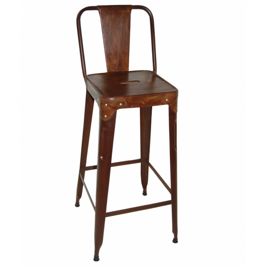 Barstol 'Cope' - Lærsete 2