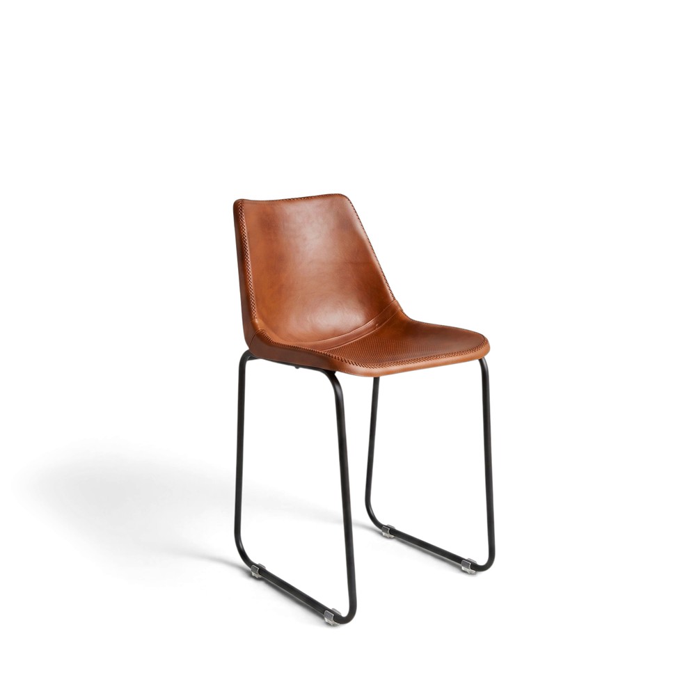 Lounge stol Vintage - Lær/Strykejern