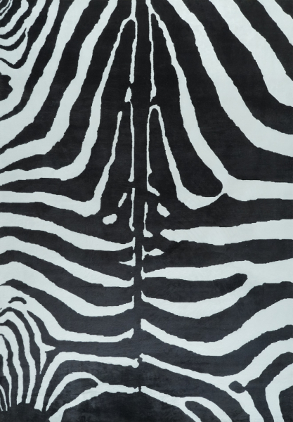 Teppe 'Marovi' - Svart/Hvit