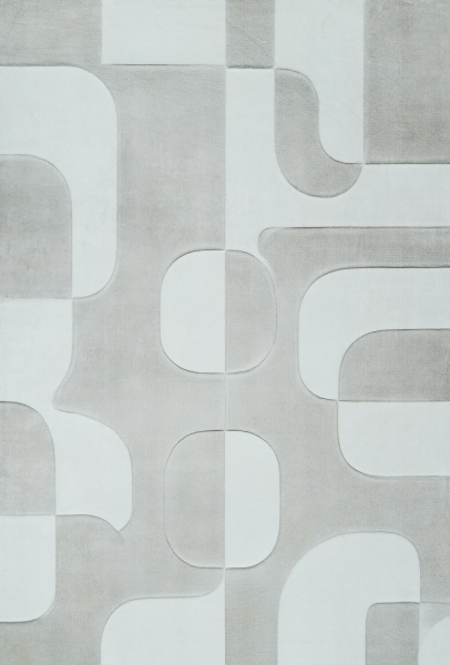 Teppe 'Merano' - Lys grå