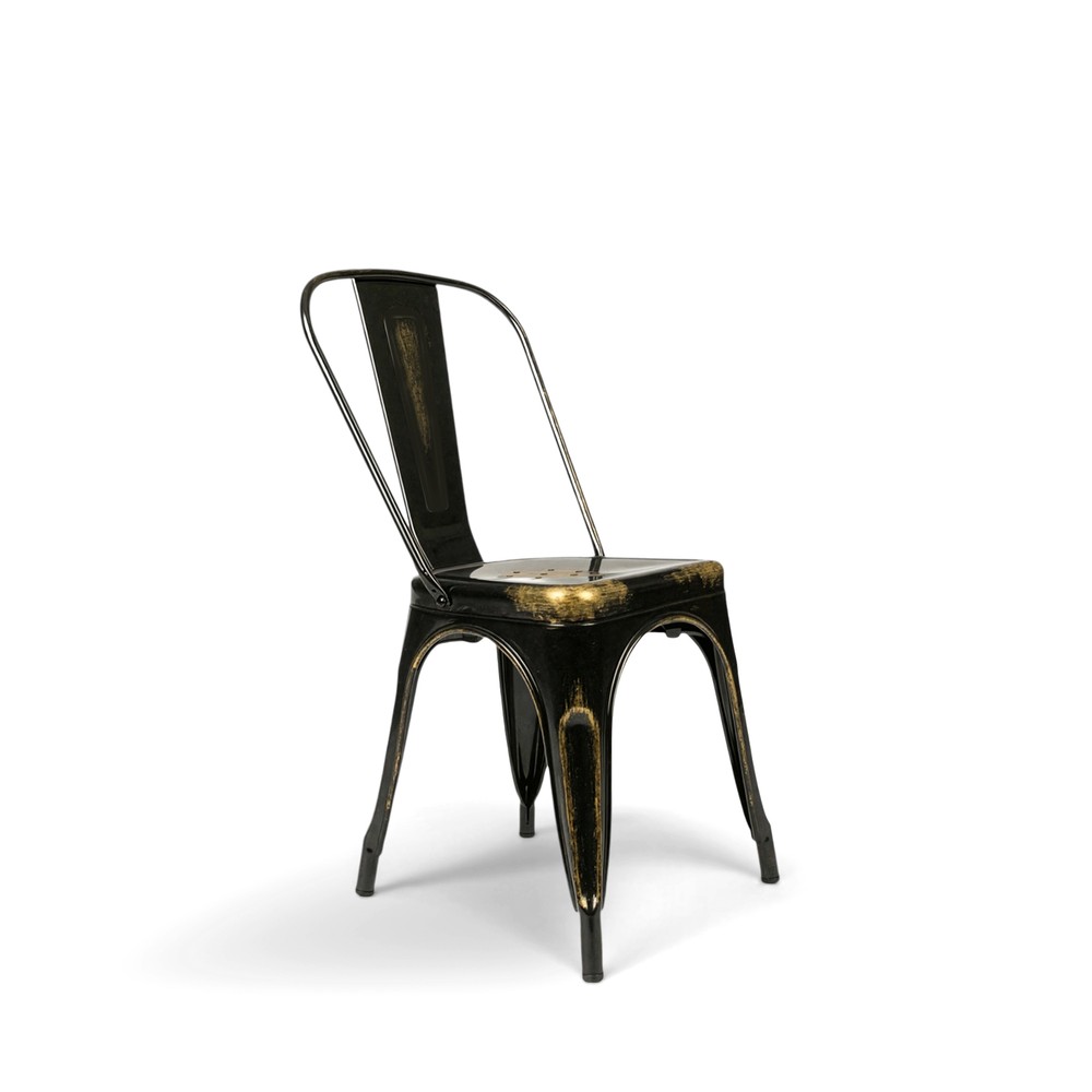 Stol 'Montmartre' - Vintage Svart / antikk