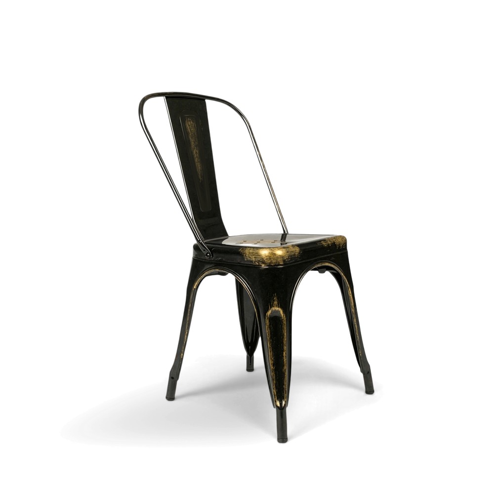 Stol 'Montmartre' - Vintage Svart / antikk