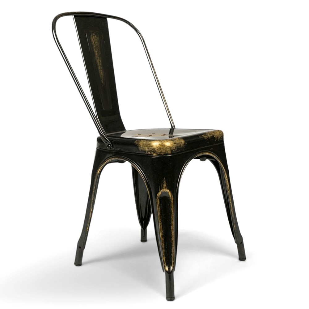 Stol 'Montmartre' - Vintage Svart / antikk