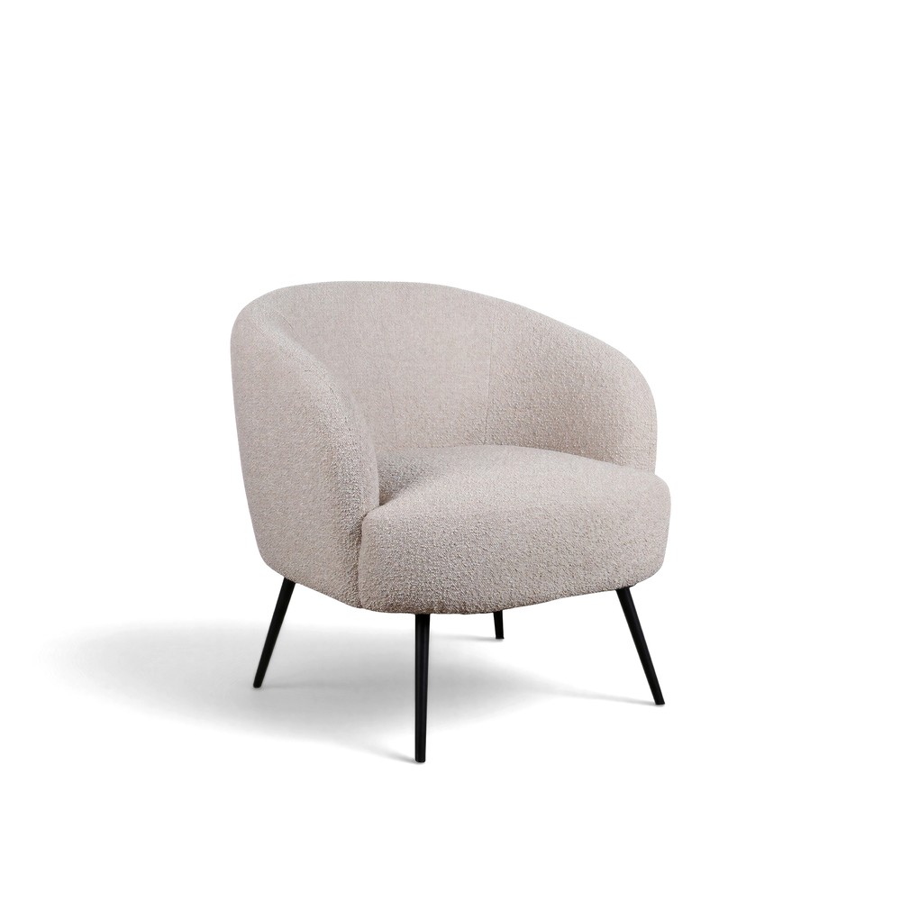 Lenestol 'Capri' - Beige/Bouclé