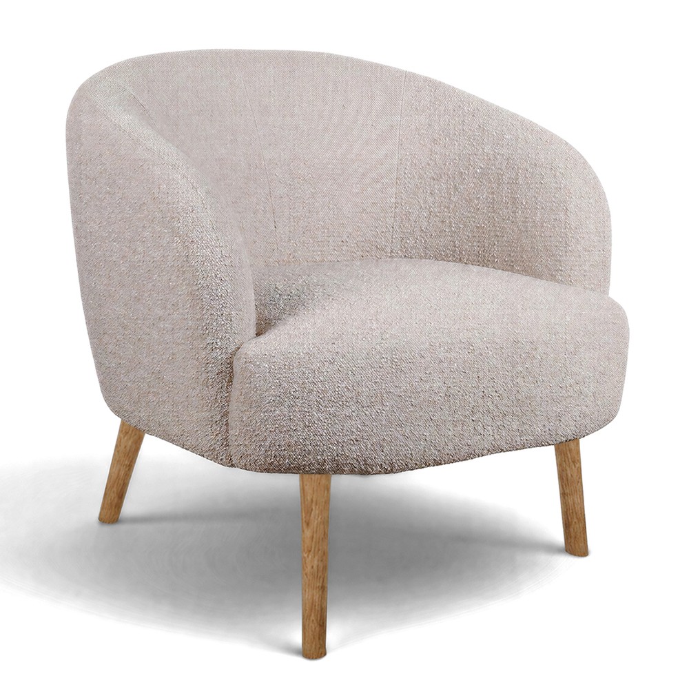 Lenestol 'Capri' trebein - Beige