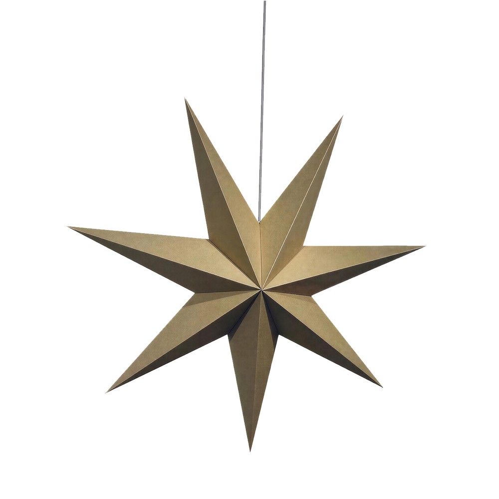 Adventsstjerne 'Sally' 60cm - Brun