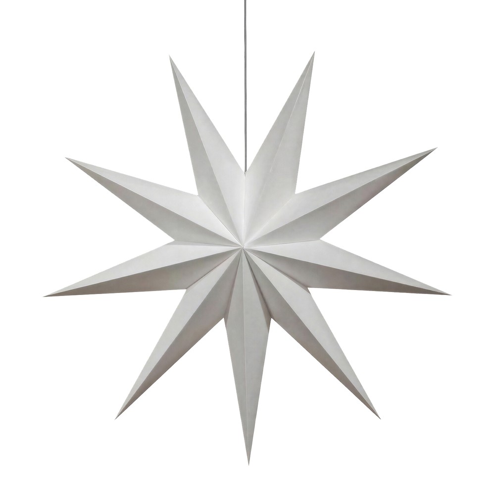 Adventsstjerne 'Wintergatan' 118cm - Hvit