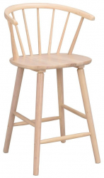Barstol 'Carmen' - Naturlig / Hvit