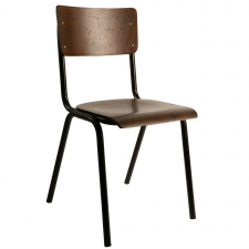 Stol 'Scuola' - Brun