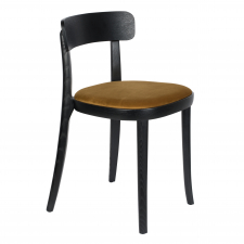 Stol 'Brandon' - Svart/Ocra