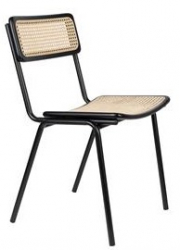 Stol 'Jort' - Svart/Naturlig