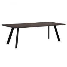 Spisebord 'Fred' 240x100cm - Brun/Svart