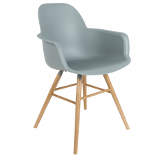 Lenestol 'Albert' - Lys grå