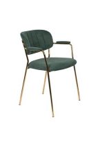 Stol 'Jolien' - Grønn/gull