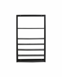 Vegghylle 'Zaros' - Svart