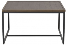 Salongbord 'Deerfield' 70x70cm - Mørk eik