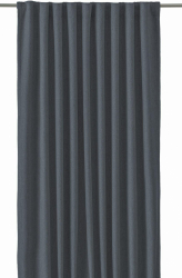 2-paks Gardin 'Greenwich' 140x280 - Mørkegrå