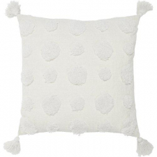 Pyntepute 'Pom' 45x45 - Hvit