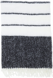 Plaid 'Carl' 130x170 - Svart/Hvit