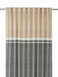 2-paks Gardin 'Carin' 140x260 - Brun