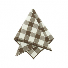 Serviett 'Mary' 45x45 - Brun