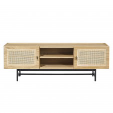 TV-benk 'Stil' - Naturligal/Svart