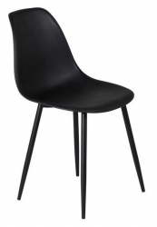 Stol 'Eidsberg' - Svart plast