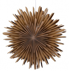 Adventsstjerne 'Svedala' 35cm - Brun