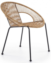 Hagestol 'Bari' - Brun/Svart