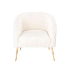 Lenestol 'Lugnet' - Creme/Naturlig